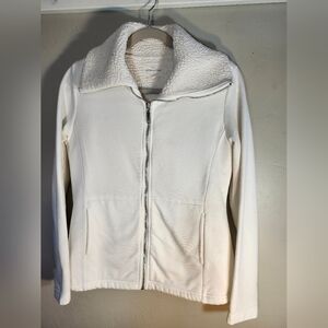 Banana Repuplic White Sherpa Lined Jacket Sz S